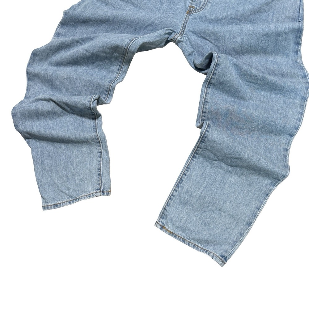 Levi's Women's Workwear Denim Overalls Light Wash 100% Cotton Size Large - Picture 3 of 10